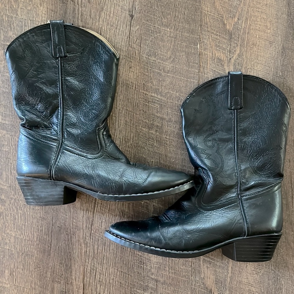 Leather Cowboy Boots